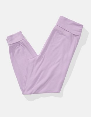 Aerie Real Soft® Ribbed Foldover Jogger