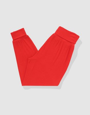 Aerie Real Soft® Ribbed Foldover Jogger