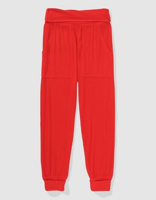 Aerie Real Soft® Ribbed Foldover Jogger