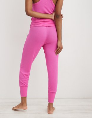 Aerie Real Soft® Ribbed Foldover Jogger