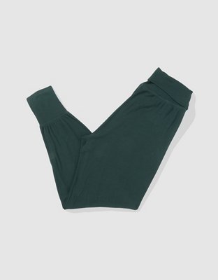 Aerie Real Soft® Ribbed Foldover Jogger