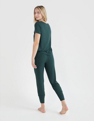 Aerie Real Soft® Ribbed Foldover Jogger