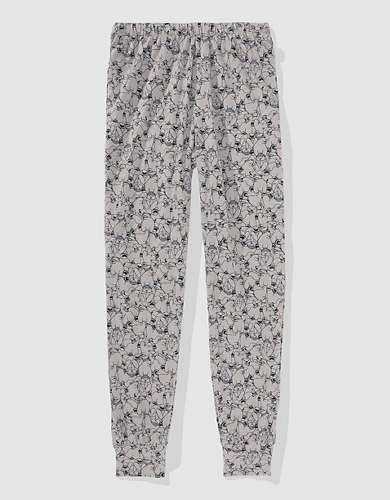 Aerie Pantalones de Pijama estilo Jogger de Tejido de Punto