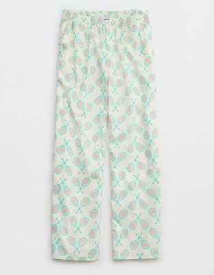 Aerie Smiley® Flannel Ruffle Boxer - Pajamas