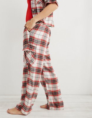 Women Pajama Pants Fleece Plaid Pajama Bottoms Soft Comfy Sleep