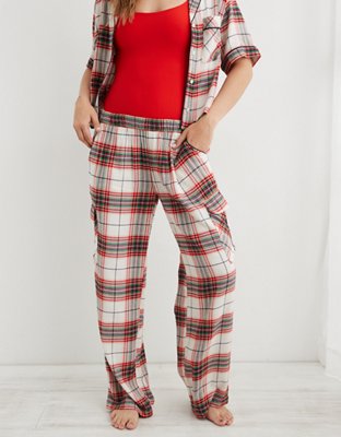 Aerie Flannel Cargo Skater Pajama Pant