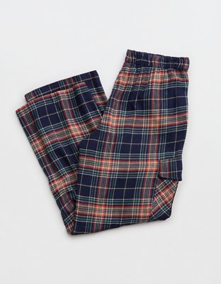 Aerie Flannel Cargo Skater Pajama Pant