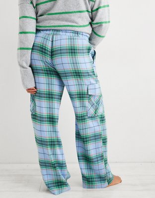 Aerie Flannel Cargo Skater Pajama Pant