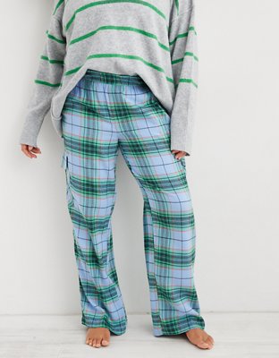 Aerie Flannel Cargo Skater Pajama Pant