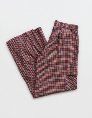 Aerie Flannel Cargo Skater Pajama Pant