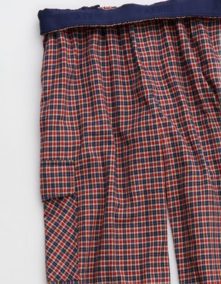 Aerie Flannel Cargo Skater Pajama Pant