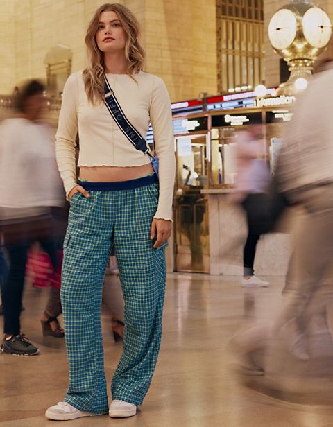 Пижамные брюки Skater, фланель — Aerie