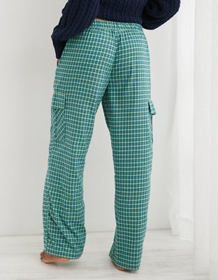 Aerie Flannel Cargo Skater Pajama Pant