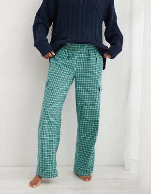 Aerie Flannel Cargo Skater Pajama Pant