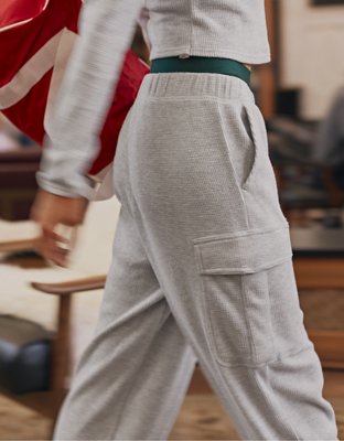 Aerie Traveler Waffle Cargo Jogger