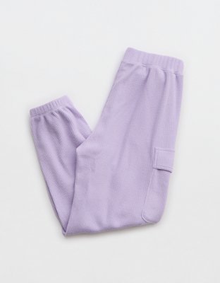 Aerie Jogger Cargo estilo Viajero con Textura tipo Waffle