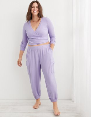 Aerie Jogger Cargo estilo Viajero con Textura tipo Waffle