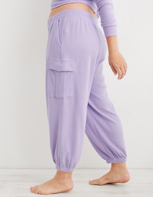 Aerie Jogger Cargo estilo Viajero con Textura tipo Waffle