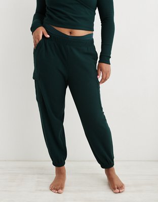 Женские брюки Aerie Traveler Waffle Cargo Jogger — фото 8