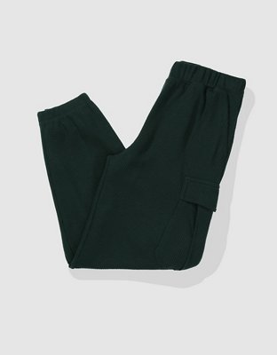 Женские брюки Aerie Traveler Waffle Cargo Jogger — фото 4