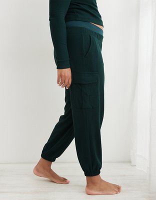 Женские брюки Aerie Traveler Waffle Cargo Jogger — фото 6