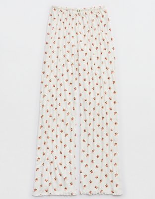 Pantalon de planchiste côtelé avec bordure en dentelle Real Soft® Aerie