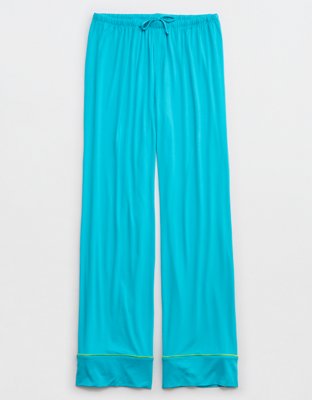 aerie, Pants & Jumpsuits, Offline By Aerie Fold Over Jogger In Heathered  Blue