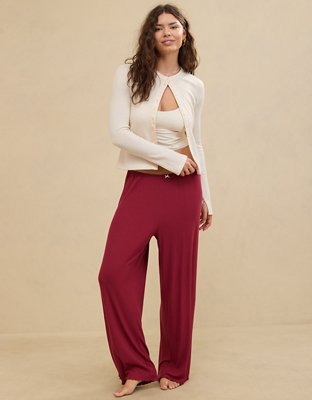 Aerie Real Soft® Rib Trouser PJ