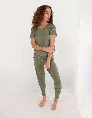 Aerie Real Soft Foldover Jogger