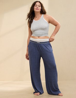 Aerie Off-Duty Cozy Knit Ribbed Trouser PJ