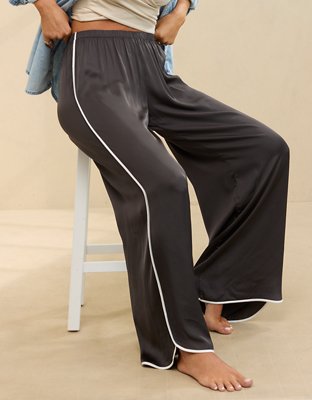 Aerie Off-Duty Satin Trouser PJ