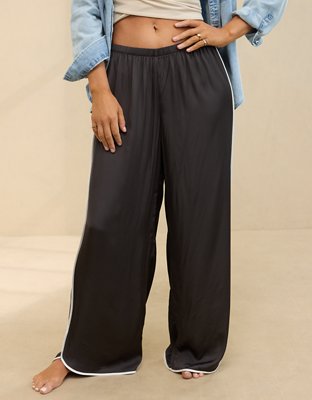 Aerie Off-Duty Satin Trouser