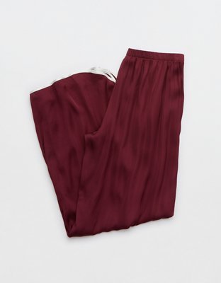 Aerie Off-Duty Satin Trouser PJ