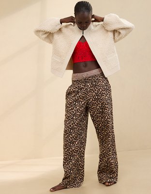 Aerie flannel pajama jogger clearance