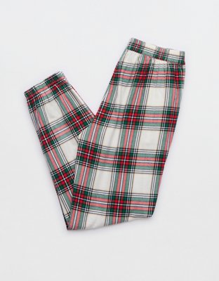 Aerie Off Duty Flannel Jogger PJ