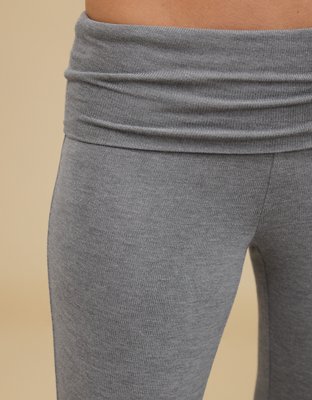 Aerie Let's Bounce Foldover Bootcut PJ Pant