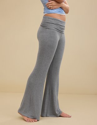 Aerie Let's Bounce Foldover Bootcut PJ Pant