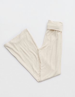 Aerie Let's Bounce Foldover Bootcut PJ Pant