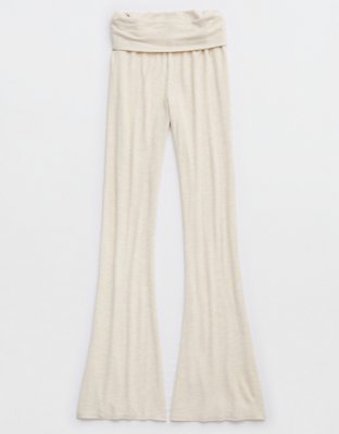 Aerie Let's Bounce Foldover Bootcut PJ Pant