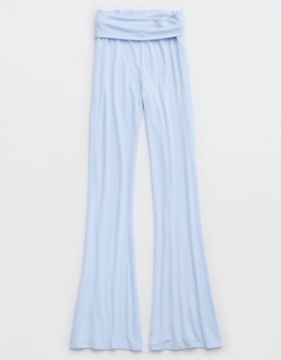 Aerie Let's Bounce Foldover Bootcut PJ Pant