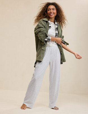 OVERSLEPT by Aerie Pointelle Pant