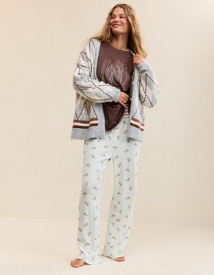 OVERSLEPT by Aerie Pointelle Pant