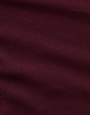 OVERSLEPT by Aerie Pointelle Pant