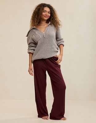 OVERSLEPT by Aerie Pointelle Pant