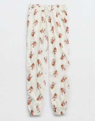 Aerie Off-Duty Cindy Lou Flannel Jogger PJ