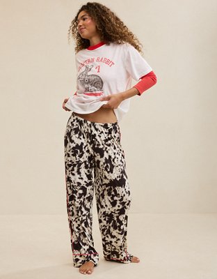OVERSLEPT by Aerie Real Soft® Piping PJ Pant