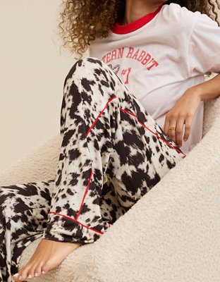 OVERSLEPT by Aerie Real Soft® Piping PJ Pant
