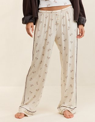 OVERSLEPT by Aerie Real Soft® Piping PJ Pant