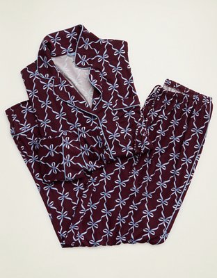 OVERSLEPT by Aerie Real Soft® Piping PJ Pant