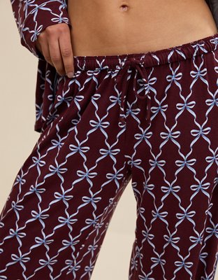 OVERSLEPT by Aerie Real Soft® Piping PJ Pant